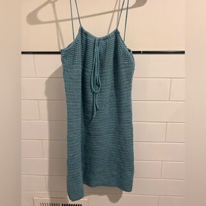 Olive & Oak Light Blue Knit dress